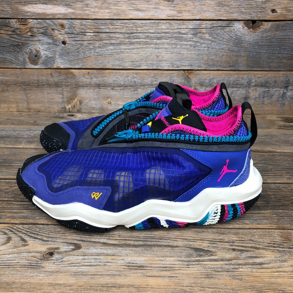 Nike Jordan WHY NOT Zer0.6 GS Bright Concord Size 5.5 Youth DO7191-460